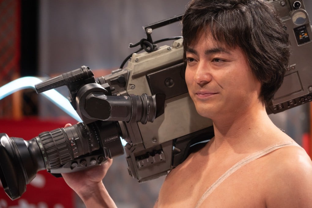 Takayuki Yamada as porn pioneer Toru Muranishi in The Naked Director. Photo: Netflix