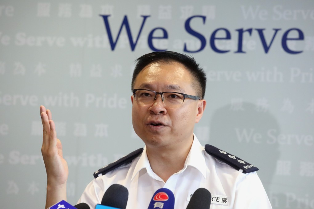 Sean Lin says his talk to the protesters outside Ma On Shan Police Station was unscripted. Photo: K. Y. Cheng