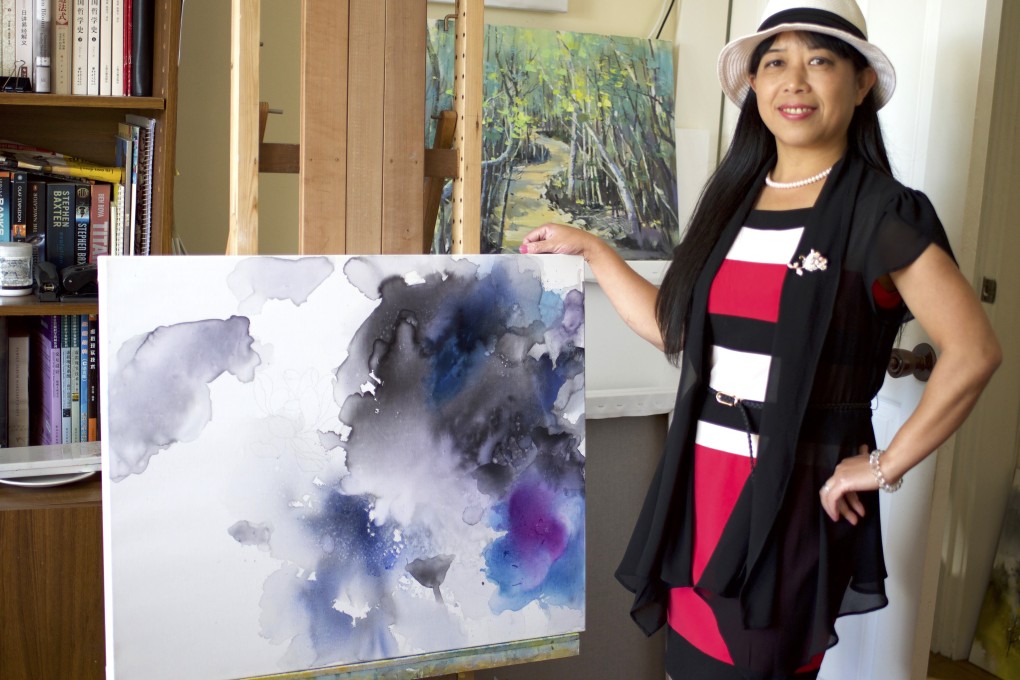 Jane Qing Yang is one of the Chinese artists who have made a home in Tasmania, inspired by its beauty. Photo: Tamara Thiessen