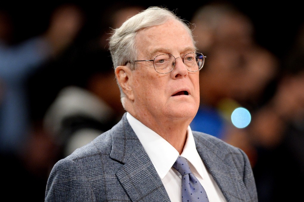 American billionaire David Koch. Photo: EPA-EFE