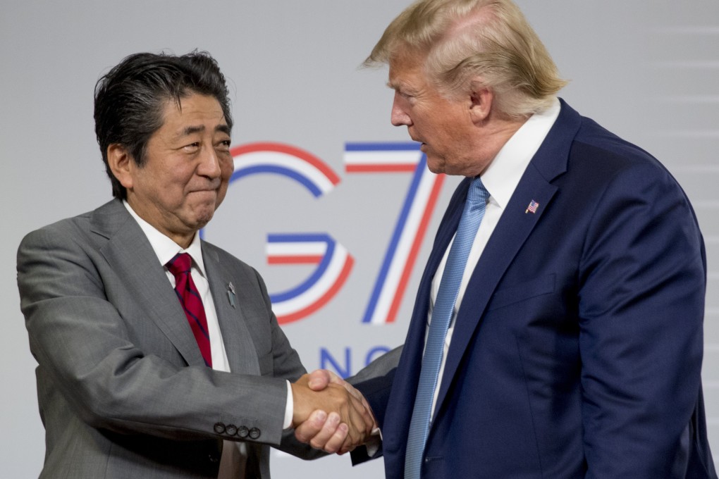 Donald Trump and Shinzo Abe claim to have agreed trade deal worth