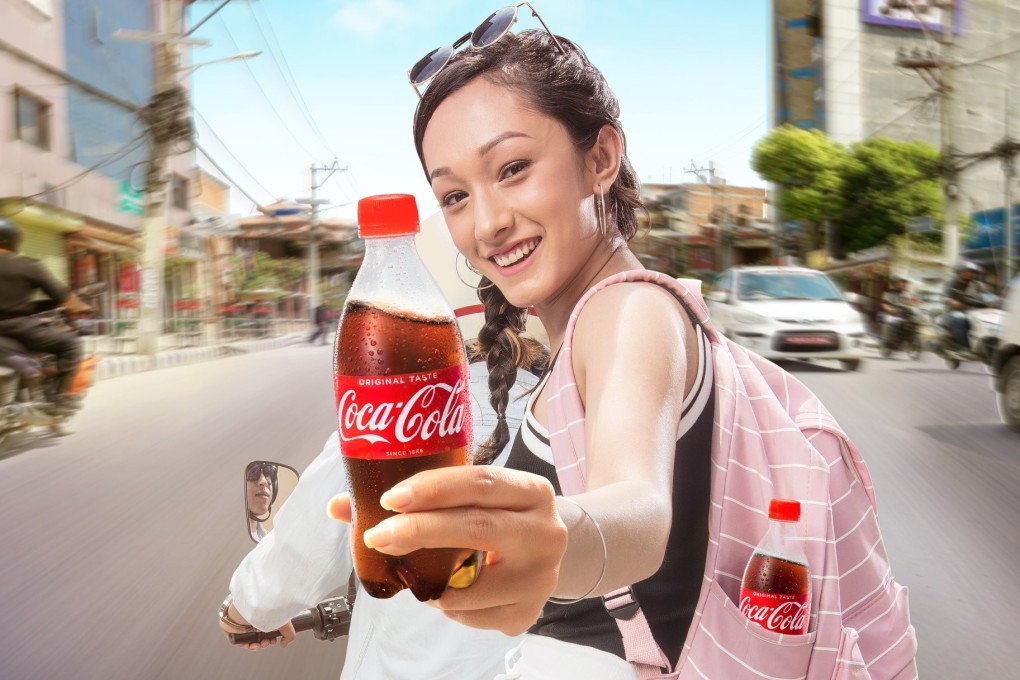 An advert for Coca-Cola’s 250ml 'jigri' bottle, which was recently launched in Nepal. Photo: Facebook