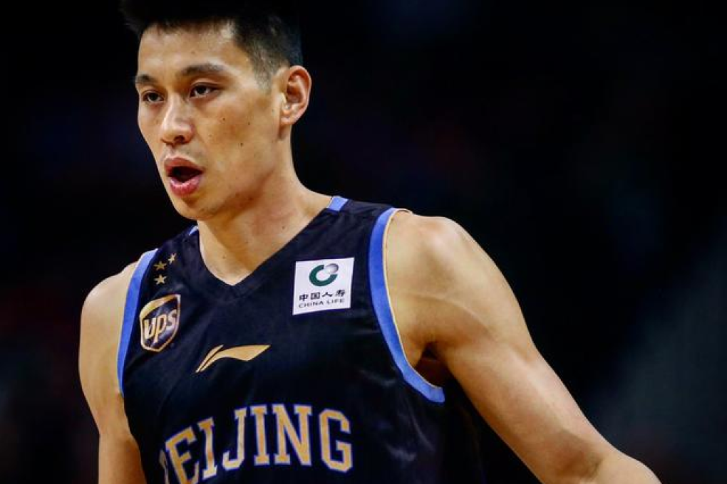 Jeremy Lin in a Beijing Ducks uniform.