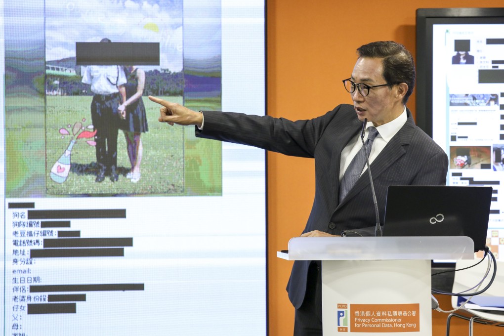 Stephen Wong said more than 70 per cent of the doxxing cases involved police officers and their families. Photo: Nora Tam