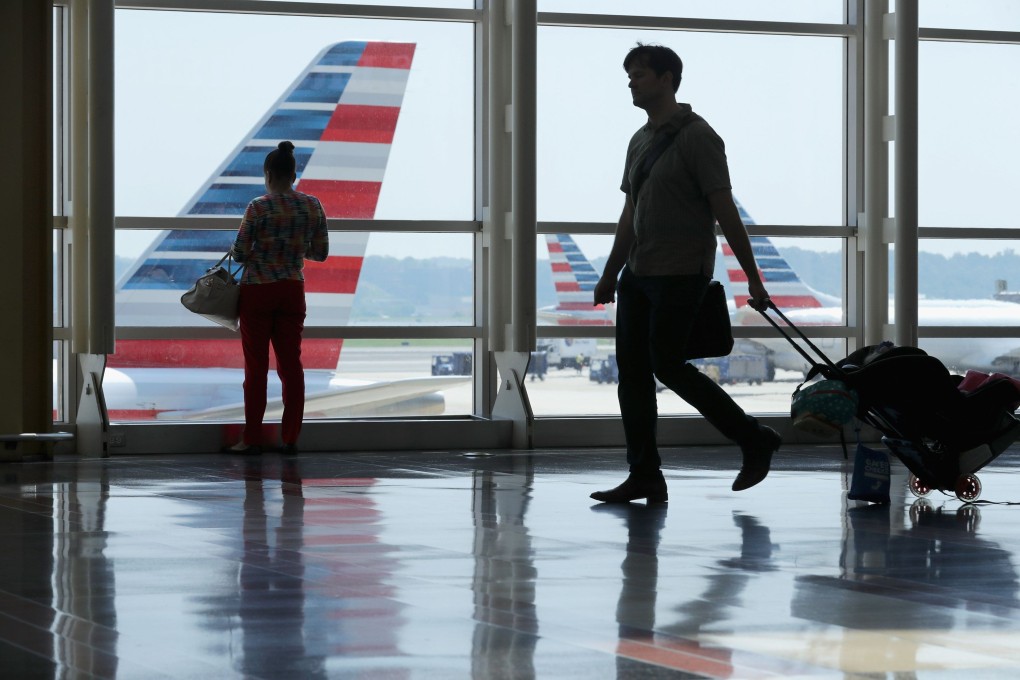 The number of business travellers from the Chinese mainland to the US has dropped, data shows. Photo: Getty Images/AFP