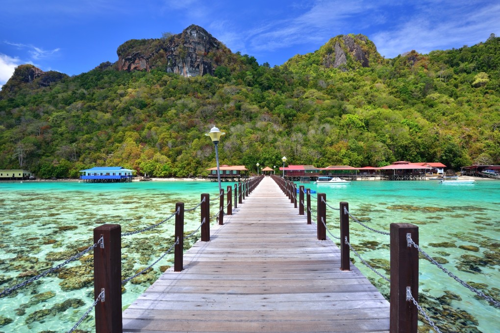 The flight time from Hong Kong to Kota Kinabalu, the capital of Malaysia's Sabah state on the island of Borneo, now takes about three hours. Photo: Shutterstock