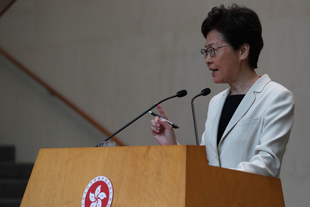 Carrie Lam has to start thinking seriously about the Emergency Regulations Ordinance, not used since the 1967 riots. Photo: Robert Ng