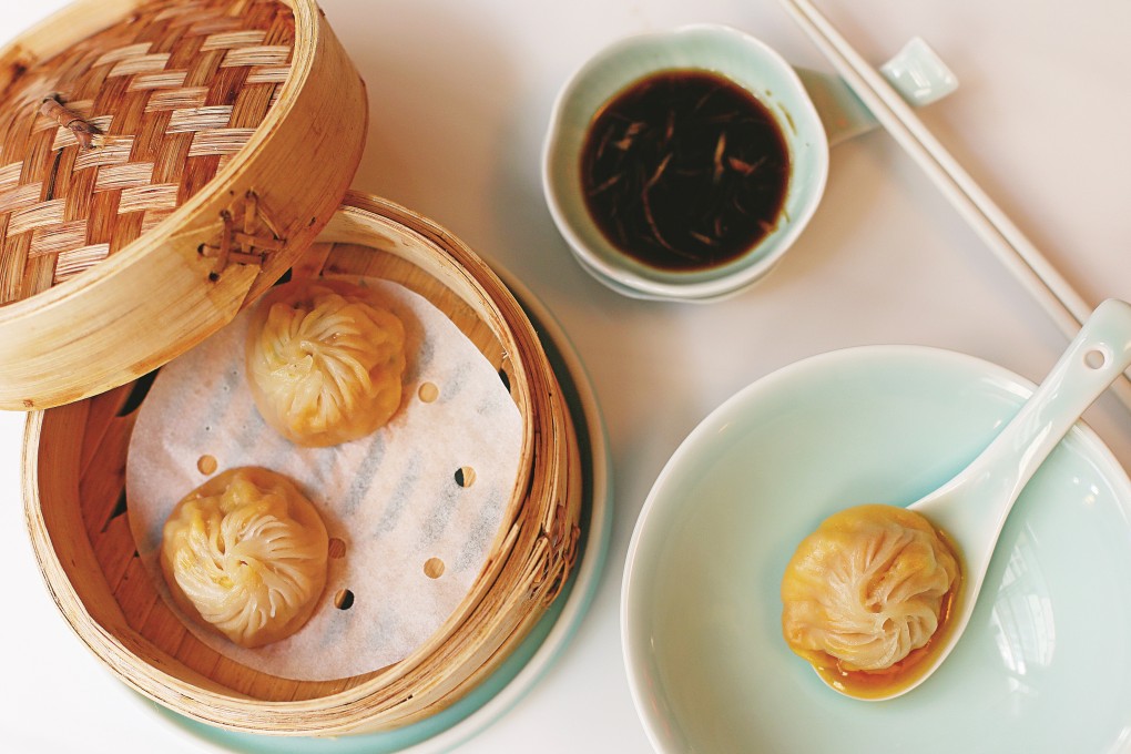 Steamed xiaolongbao with lobster bisque from Nove Chinese Kitchen in Central. Photo: Xiaomei Chen