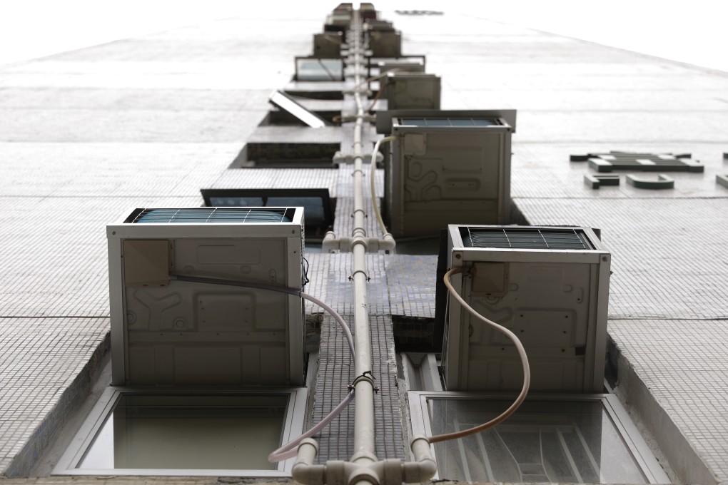 Under the Buildings Department’s current system, the installation or removal of a bracket for an air conditioner is a minor renovation that does not require prior approval. Photo: Sam Tsang