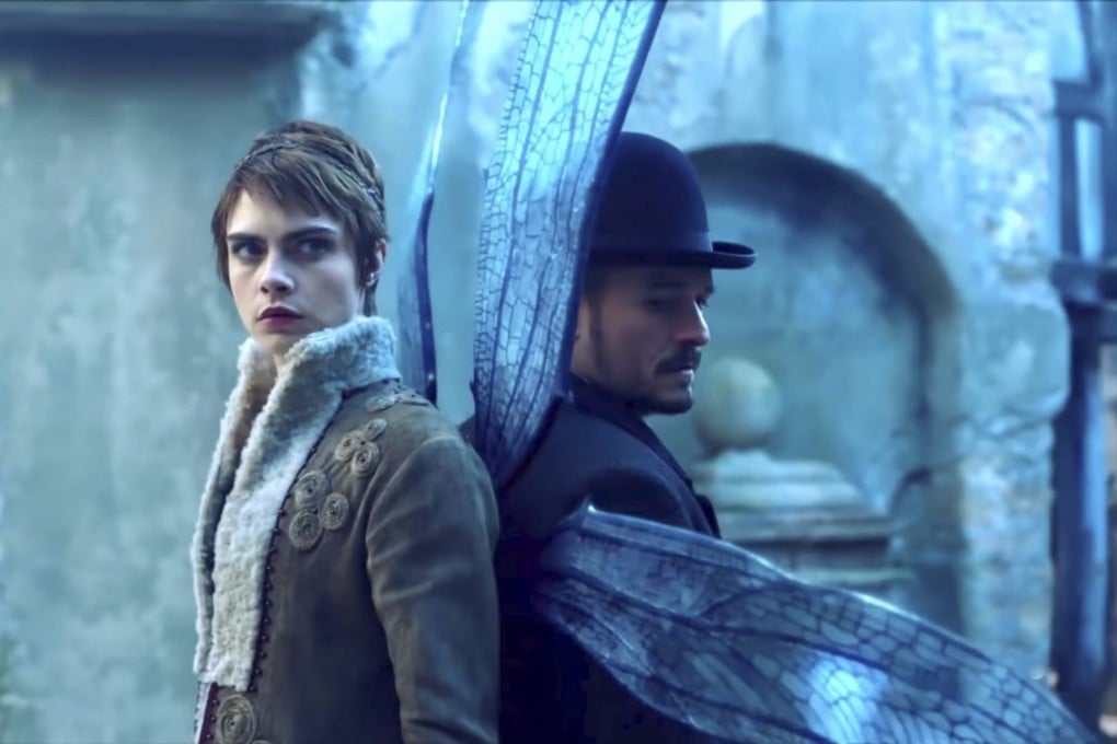 Cara Delevingne and Orlando Bloom in new Amazon Prime show Carnival Row. Photo: Amazon Prime / Backgrid