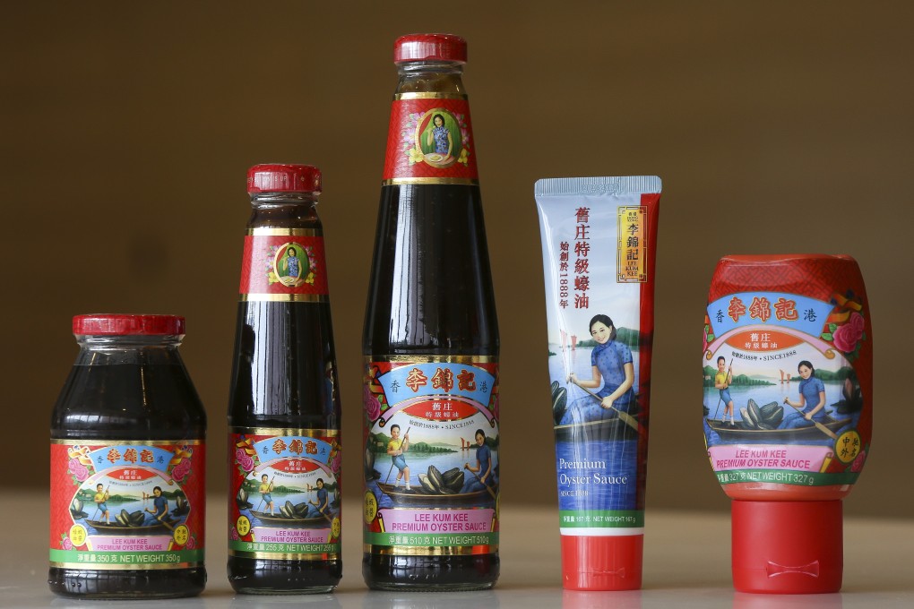 Lee Kum Kee premium oyster sauce in different packages at Lee Kum Kee in Tai Po, Hong Kong. The way the family that owns the brand has handled succession issues has made them a model for Asia’s ultra rich. Photo: Xiaomei Chen