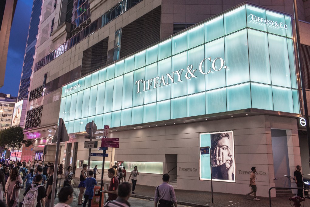 Tiffany & Co. store at Times Square in Hong Kong. The jewellery company founded in 1837 is among most recognised luxury brands in the world. Photo: Shutterstock