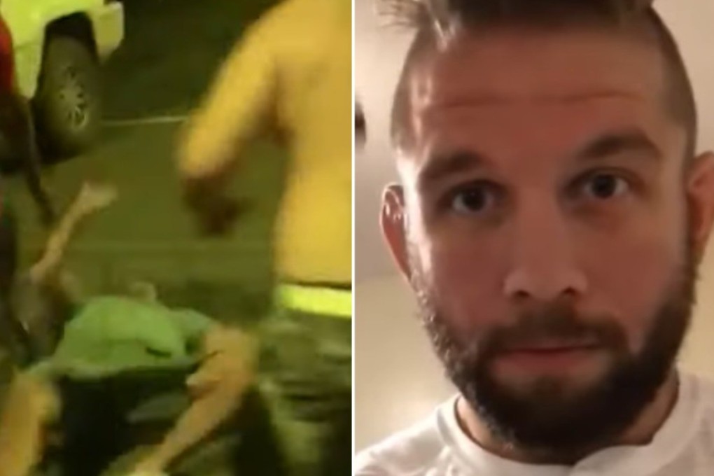 BJ Penn on the street after being knocked out (left). His next opponent Nik Lentz (right) says the UFC Hall of Famer needs help. Photos: YouTube/TMZ Sports