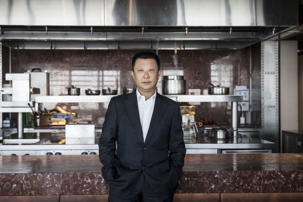 Haidilao International Holding’s founder and chairman Zhang Yong during a conference in Zhengzhou of Henan province on Sunday, April 23, 2017. Photo: Bloomberg
