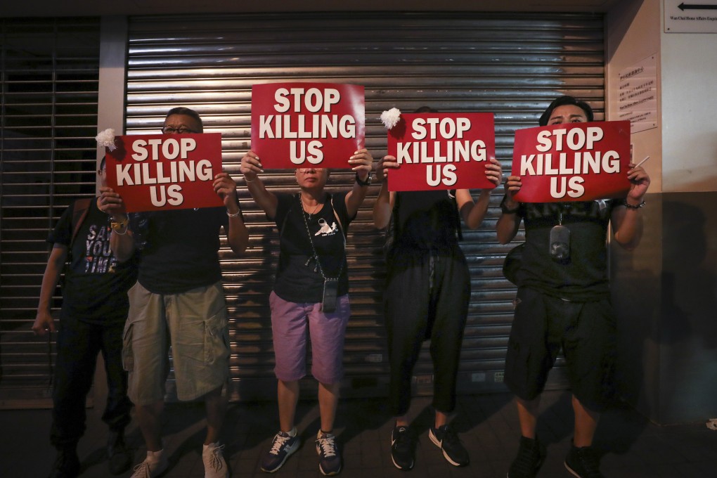 A June protest against proposed extradition law changes, and police reaction to protests. Political and social unrest has left many Hongkongers feeling stressed out, but some alternative healing events may help relieve the pressure. Photo: James Wendlinger