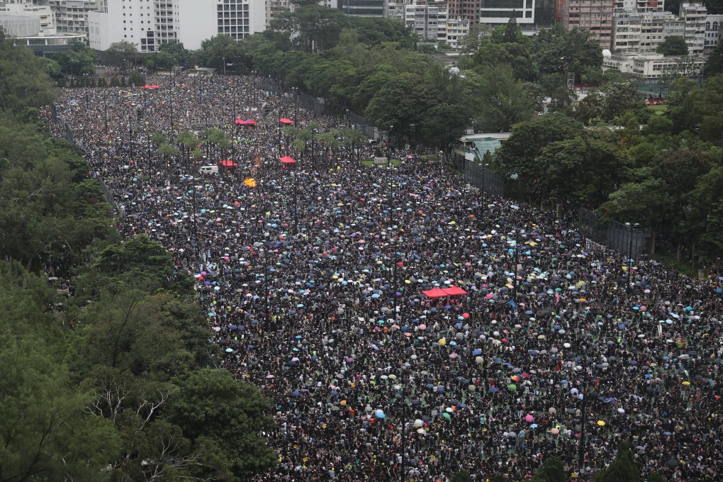 Protesters filled Victoria Park and beyond at an authorised rally on August 18, and it is expected demonstrators will take to the streets again on Saturday despite police bans. Photo: Sam Tsang