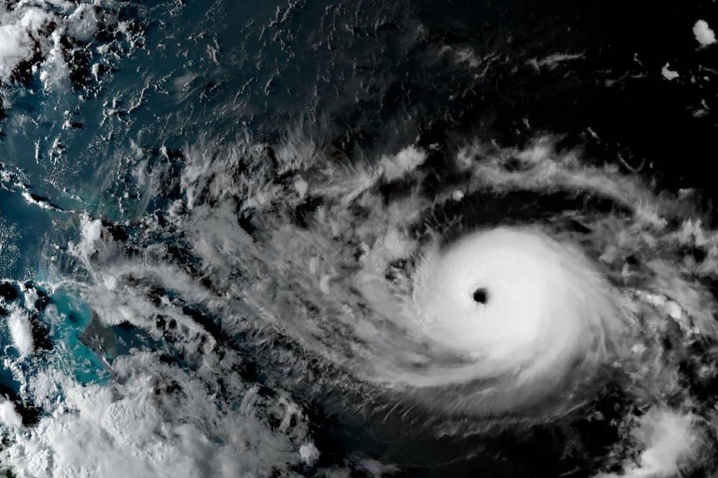 Hurricane Dorian is seen approaching The Bahamas and Florida. Photo: AFP
