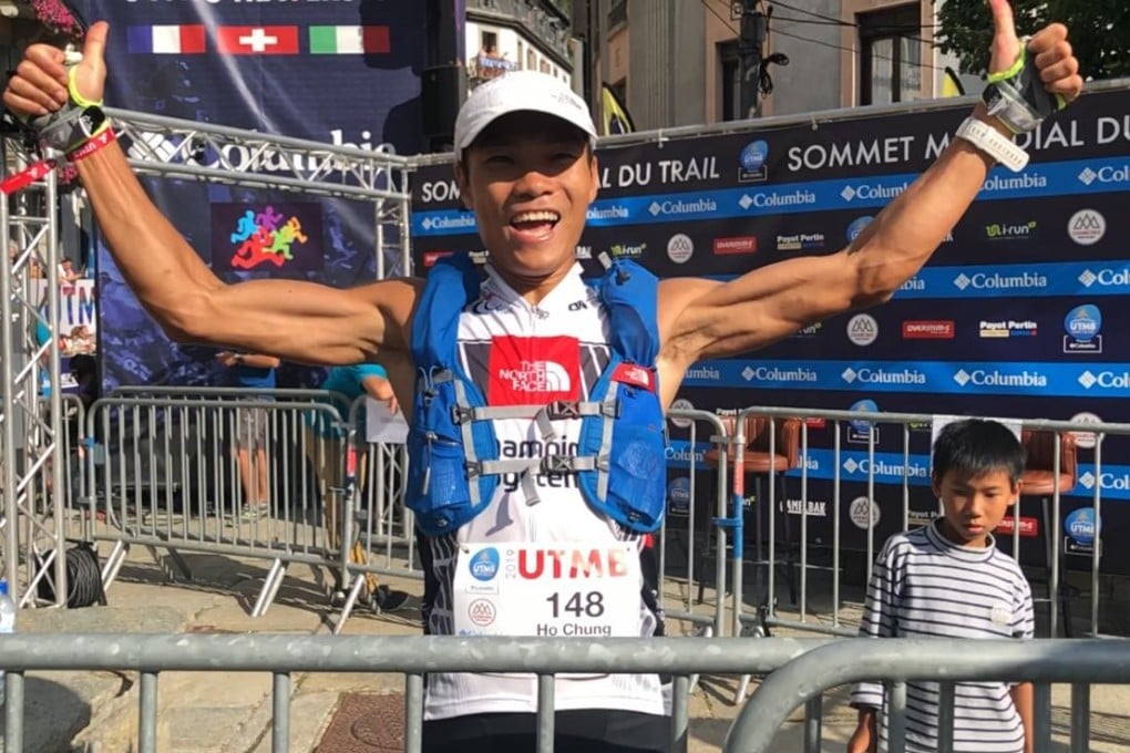 Wong Ho-chung finishes 7th at the UTMB 2019. Photo: Ryan Blair