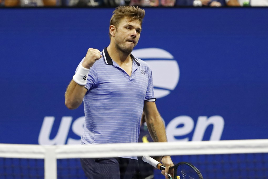 Stan Wawrinka progressed on day seven of the 2019 US Open after Novak Djokovic retired hurt. Photo: USA Today