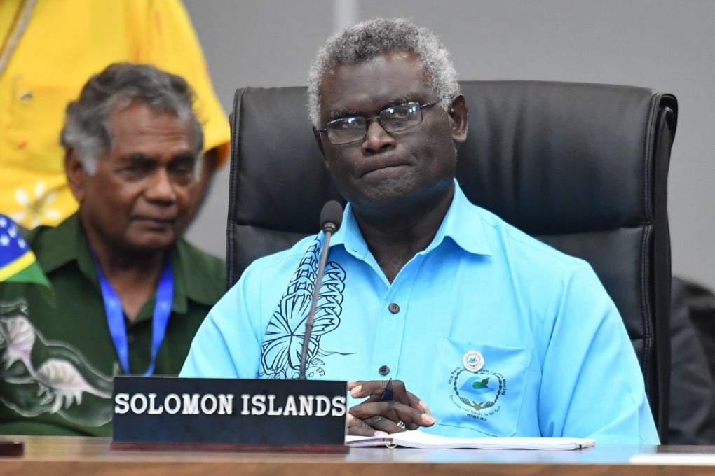 Solomon Islands Prime Minister Manasseh Sogavare. Photo: EPA