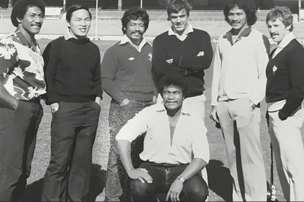 Tokkie Smith and his touring squad in South Africa. Photo: John D’Eathe