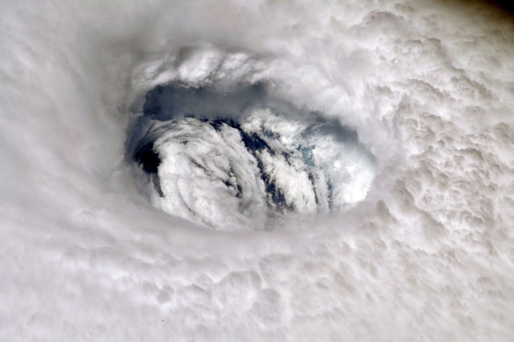 Hurricane Dorian's eye taken by Nasa astronaut Nick Hague, from aboard the International Space Station. Photo: EPA