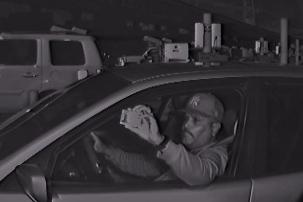 Video recordings show Neil Edwin Valera driving into the United States at San Diego’s San Ysidro border. Photo: Handout