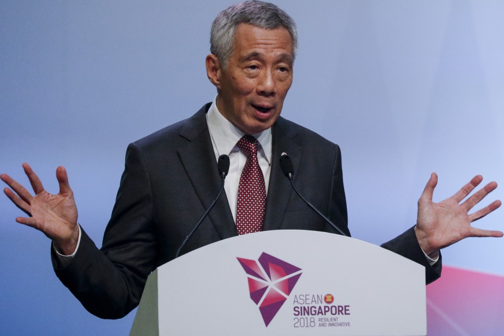 Singapore’s Prime Minister Lee Hsien Loong looks like he’s preparing for an election. Photo: EPA