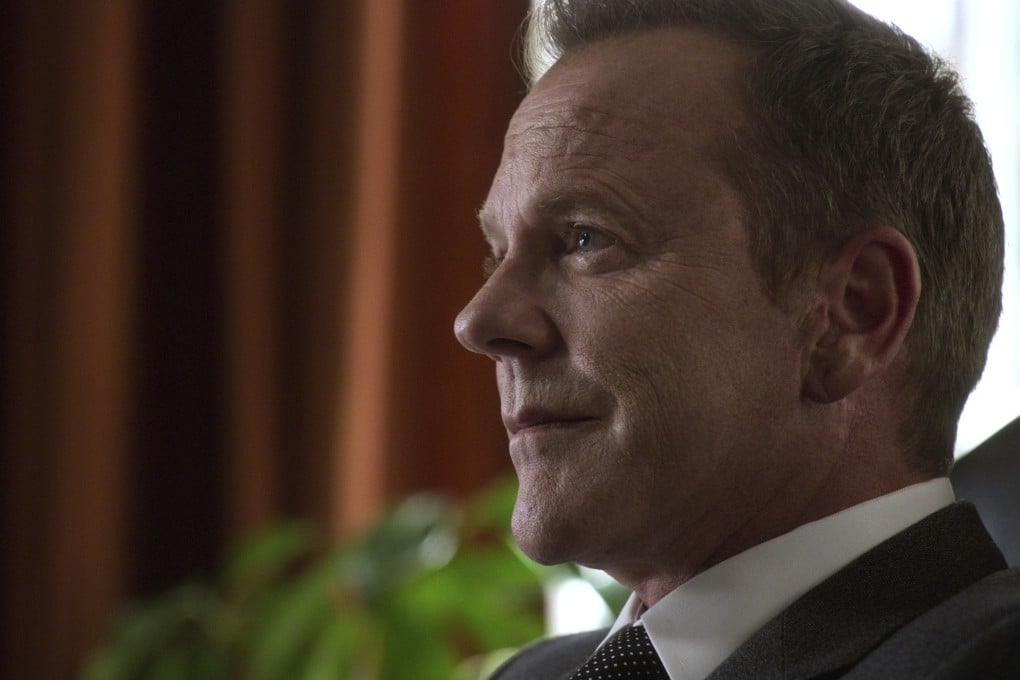 Kiefer Sutherland stars as Tom Kirkman in the Netflix series Designated Survivor, which has inspired two new bills in the Philippines. Photo: AP