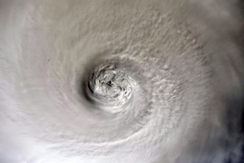 Hurricane Dorian's eye taken by Nasa astronaut Christina Koch from aboard the International Space Station (ISS). Photo: EPA