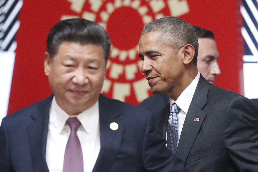 The US under then-president Barack Obama, cooperated with China and President Xi Jinping on climate change, and Beijing continues to defend the Paris Agreement of 2016 even after the Trump administration’s departure from it. Photo: AP