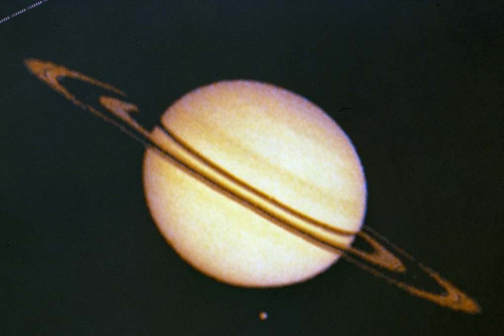 The US Pioneer 11 spacecraft successfully flew past the outer edge of the Rings of Saturn to give man his first close-up view of the second-largest planet in the Solar System. Credit: Handout
