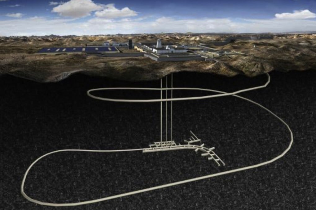 A preliminary design for the Beishan Underground Research Laboratory. Photo: Handout