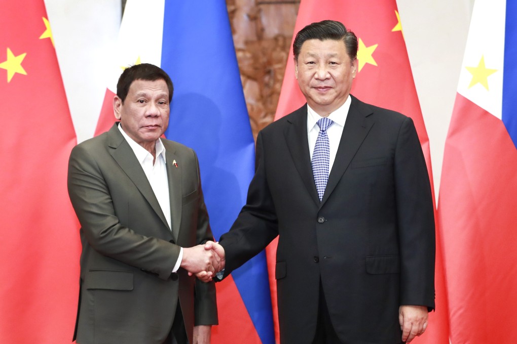 Philippine President Rodrigo Duterte and Chinese President Xi Jinping. Photo: Xinhua