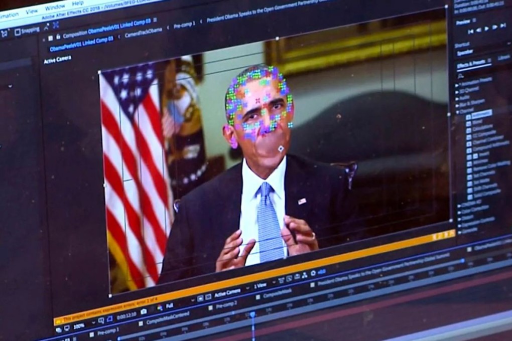 A fake video featuring former US president Barack Obama. A new worry: fake voice recordings that can be used to persuade people they're being asked to do something by an authority. File photo: AP