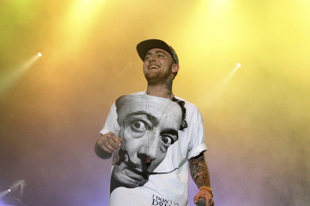 Rapper Mac Miller performs on his Space Migration Tour in Philadelphia in 2013. Photo: AP Photo