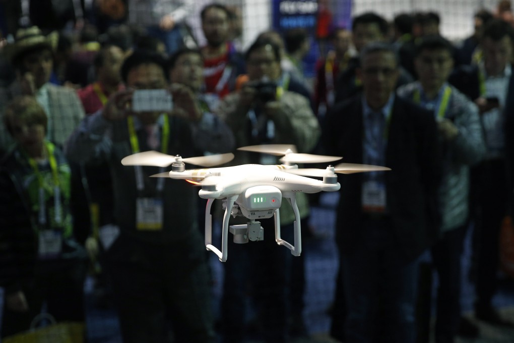 Putian police are monitoring motorists using drones made by Shenzhen-based DJI. Photo: AP