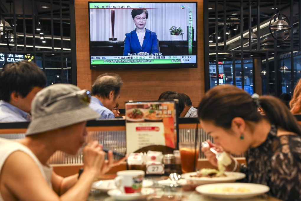 Many Hongkongers have been unmoved by Carrie Lam’s U-turn on the extradition bill. Photo: Robert Ng