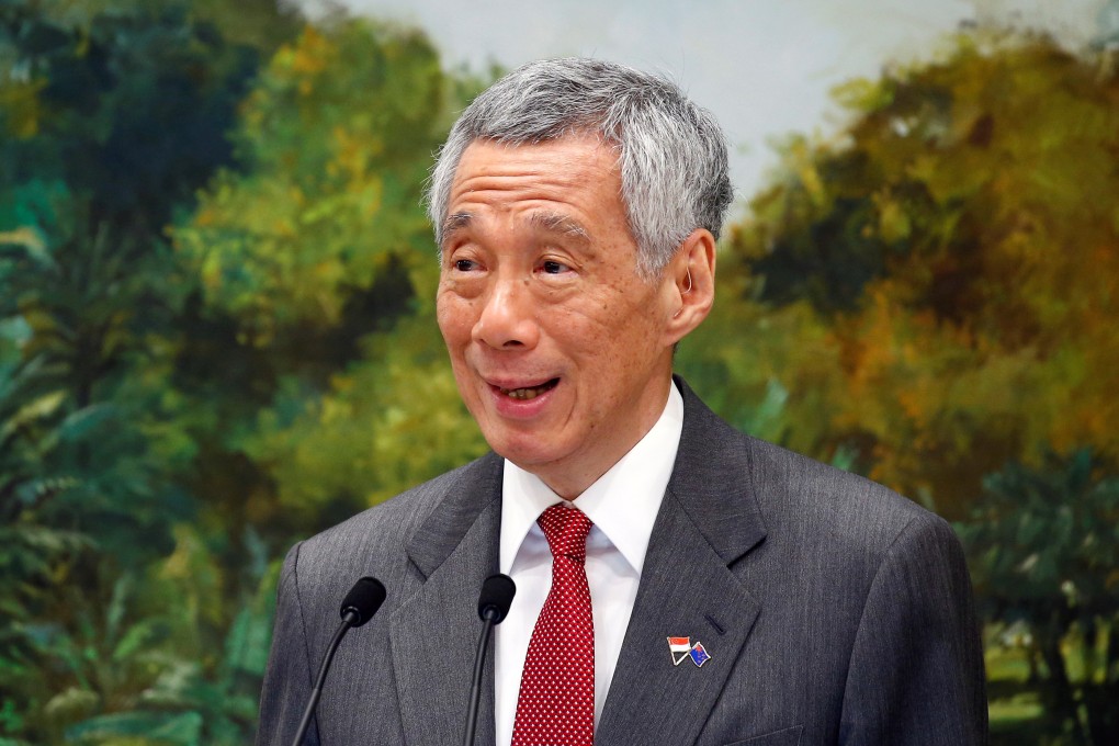 Singapore's Prime Minister Lee Hsien Loong speaks at the Istana in Singapore, May 17, 2019. REUTERS/Feline Lim