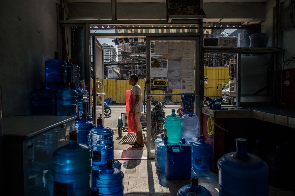 Small commercial spaces like this in Paranaque City have been faced with unreasonable rent increases since an old shopping mall named Pearl Plaza reopened to become an offshore gambling office employing thousands of Chinese workers. Photo: Martin San Diego