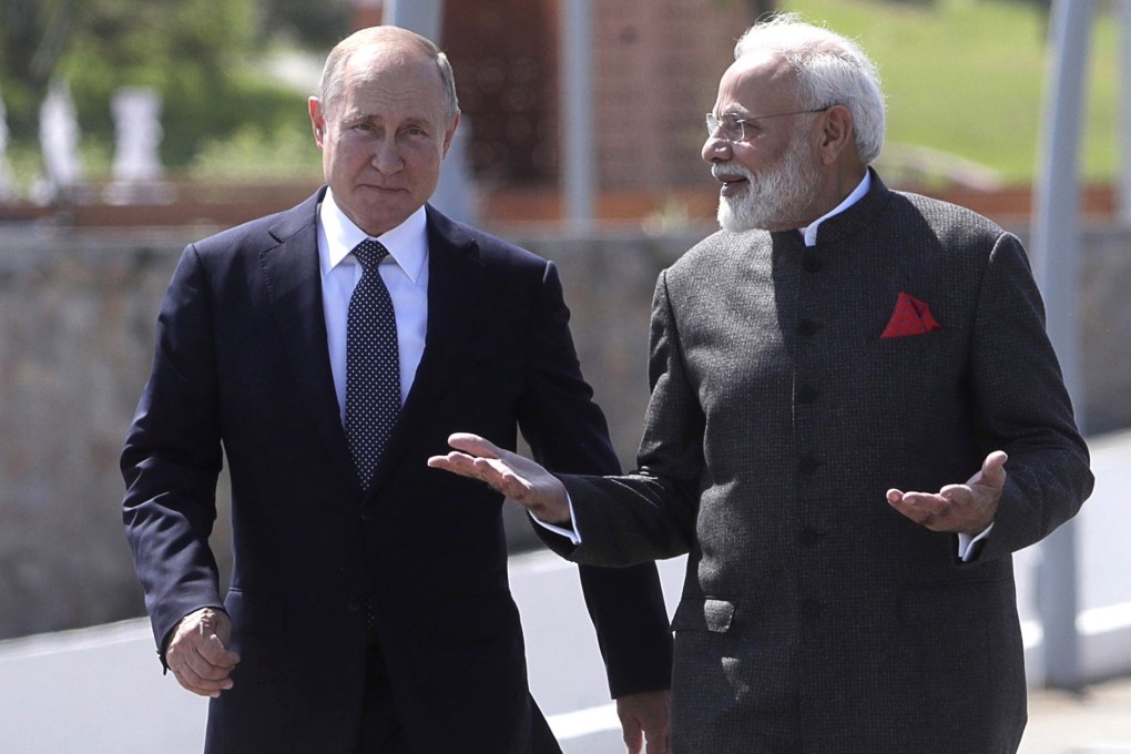 India and Russia have agreed to launch a maritime route that would partly go through the hotly contested waters of the South China Sea. Photo: EPA