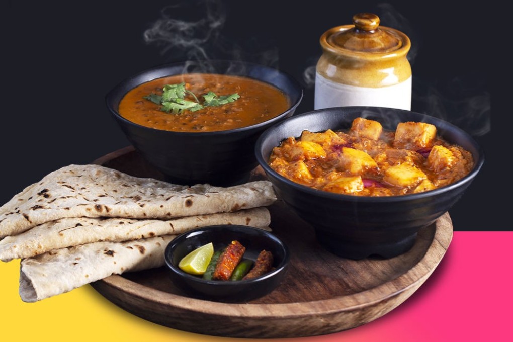 A meal from eat.fit, the food-delivery arm of Indian start-up cure.fit. Photo: Facebook