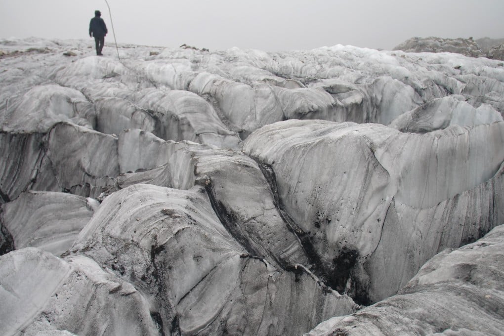 The Baishui Glacier No.1 on Jade Dragon Snow Mountain in the southern province of Yunnan in China, one of the fastest melting glaciers in the world. Climate change is becoming increasingly important in investment decisions. Photo: AP