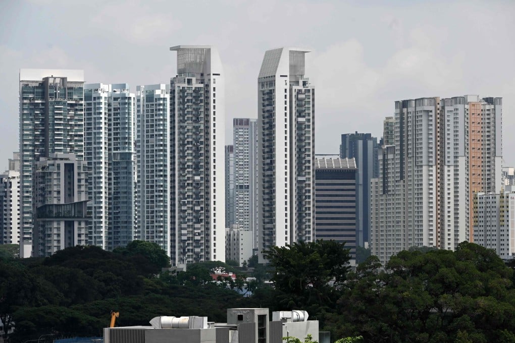 High-rise blocks of flats in Singapore. Photo: AFP