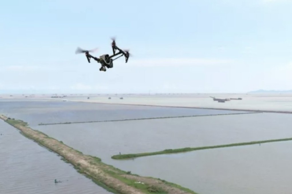 China has built a drone network in the South China Sea to watch over the islands and reefs in the highly disputed region. Photo: Weixin