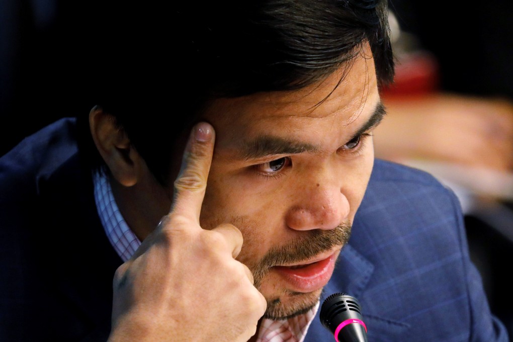 Filipino boxer and Senator Manny Pacquiao. Photo: Reuters