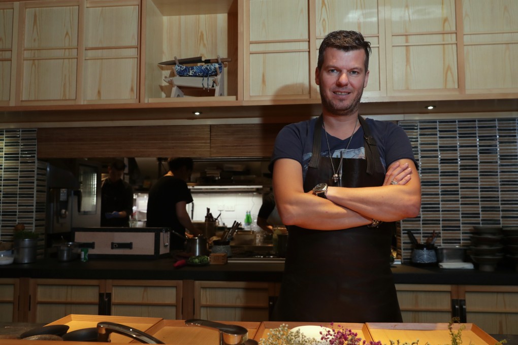 Chef Gert de Mageleer, at Haku, in Tsim Sha Tsui, Hong Kong. Photo: Edmond So