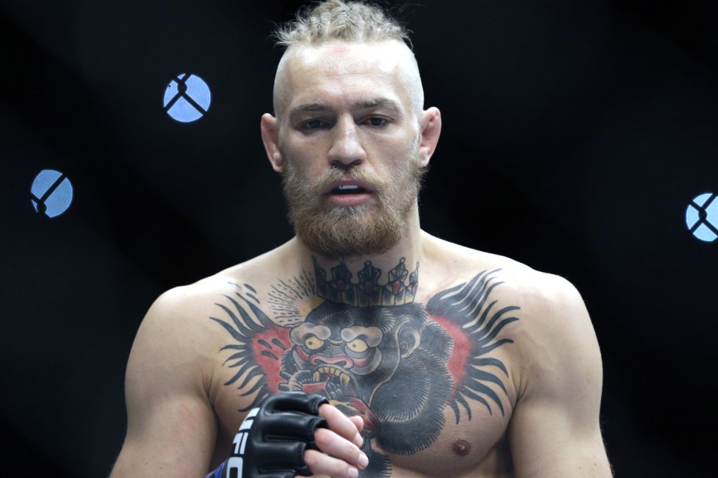 Conor McGregor during his fight with Dustin Poirier in Las Vegas in September 2014. Photo: AP
