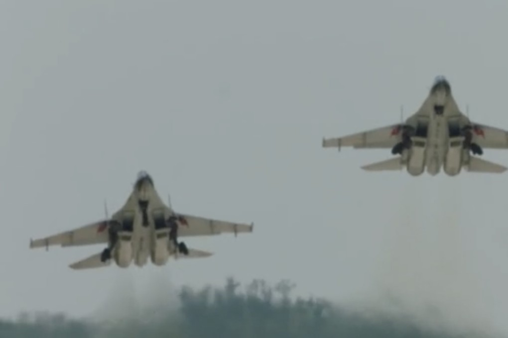 China’s air force shows a more assertive side in a new propaganda video. Photo: Handout