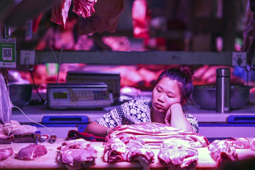 Pork prices in China rose 46.7 per cent in August compared to a year earlier. Photo: Simon Song